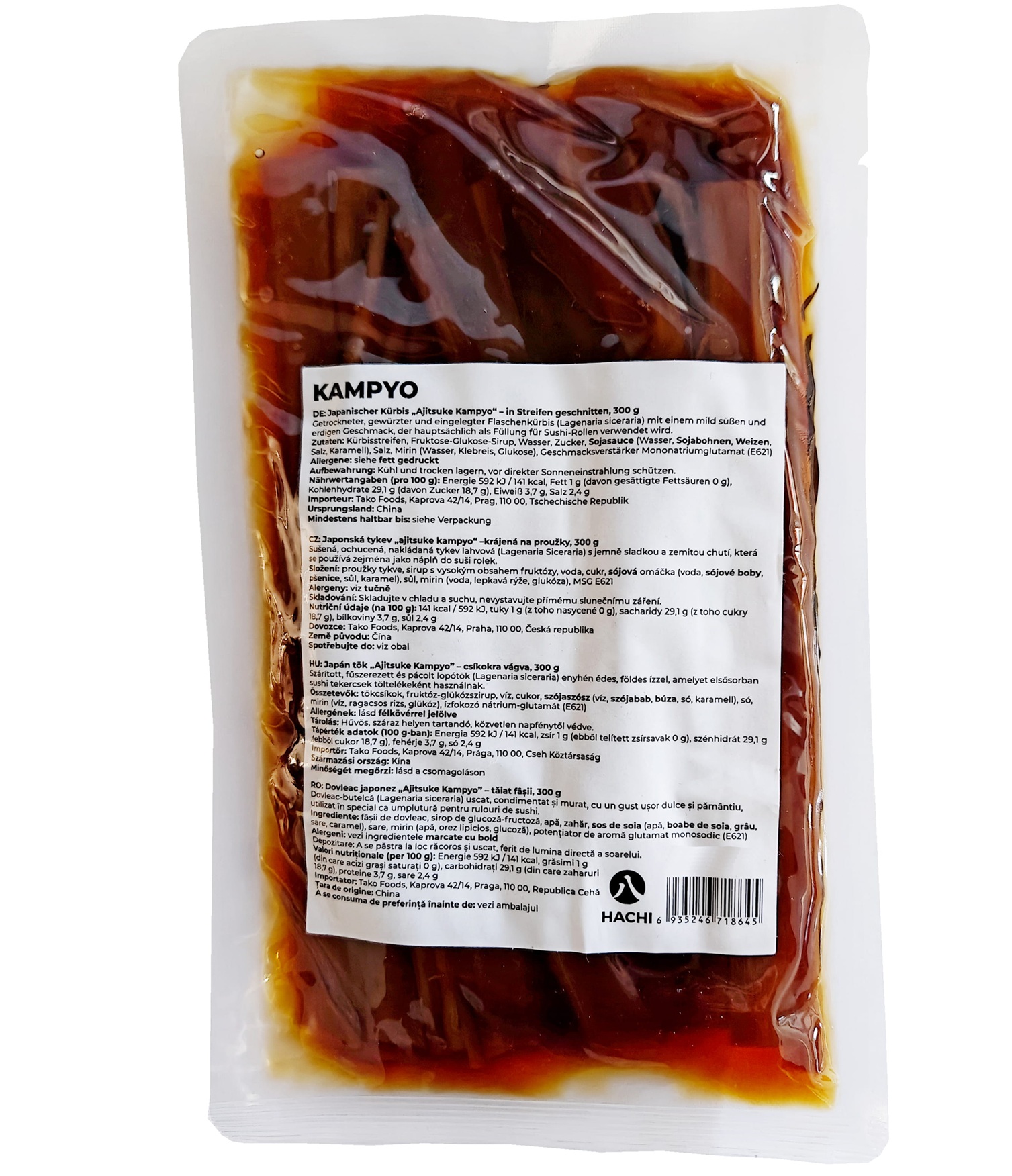 Hachi Kanpyo Marinated Pumpkin