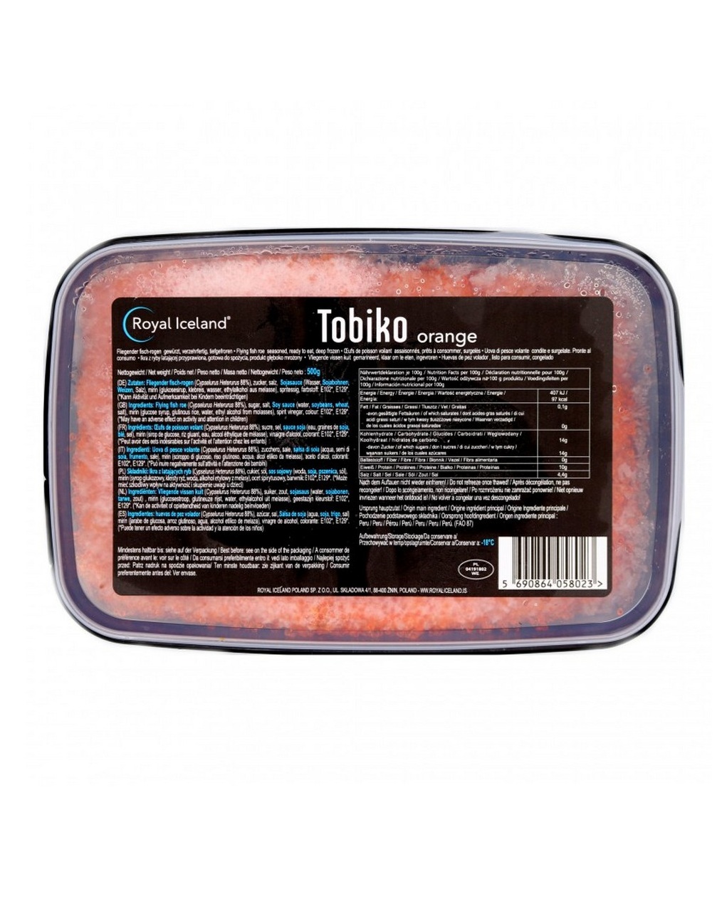 Royal Iceland Tobiko Orange