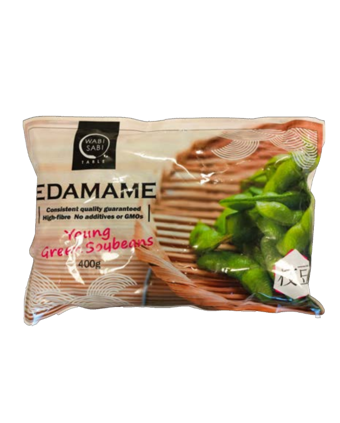 Edamame (Soybeans in Pods), Unsalted 400g